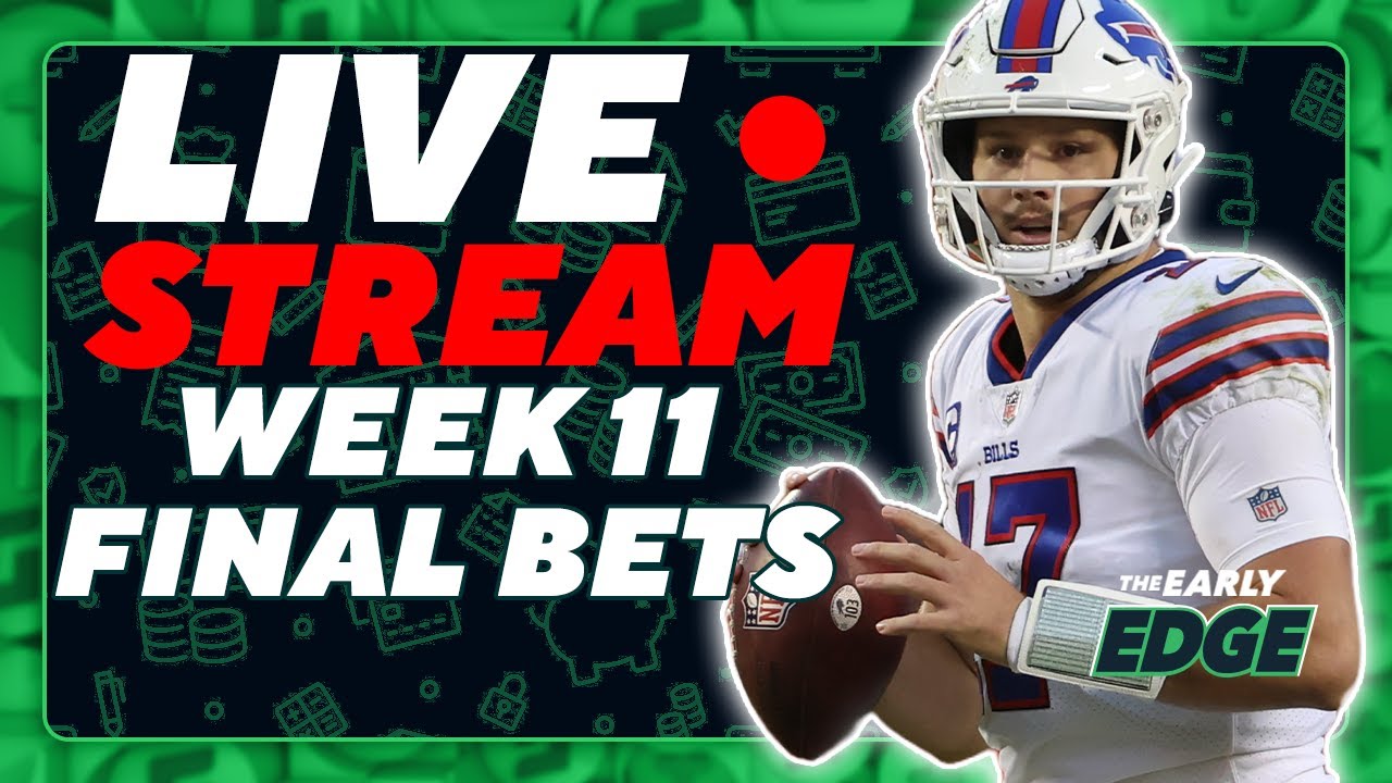 🏈💰 FINAL BETS BEFORE KICKOFF - NFL Week 11 Picks, Props, Free Odds & Parlays