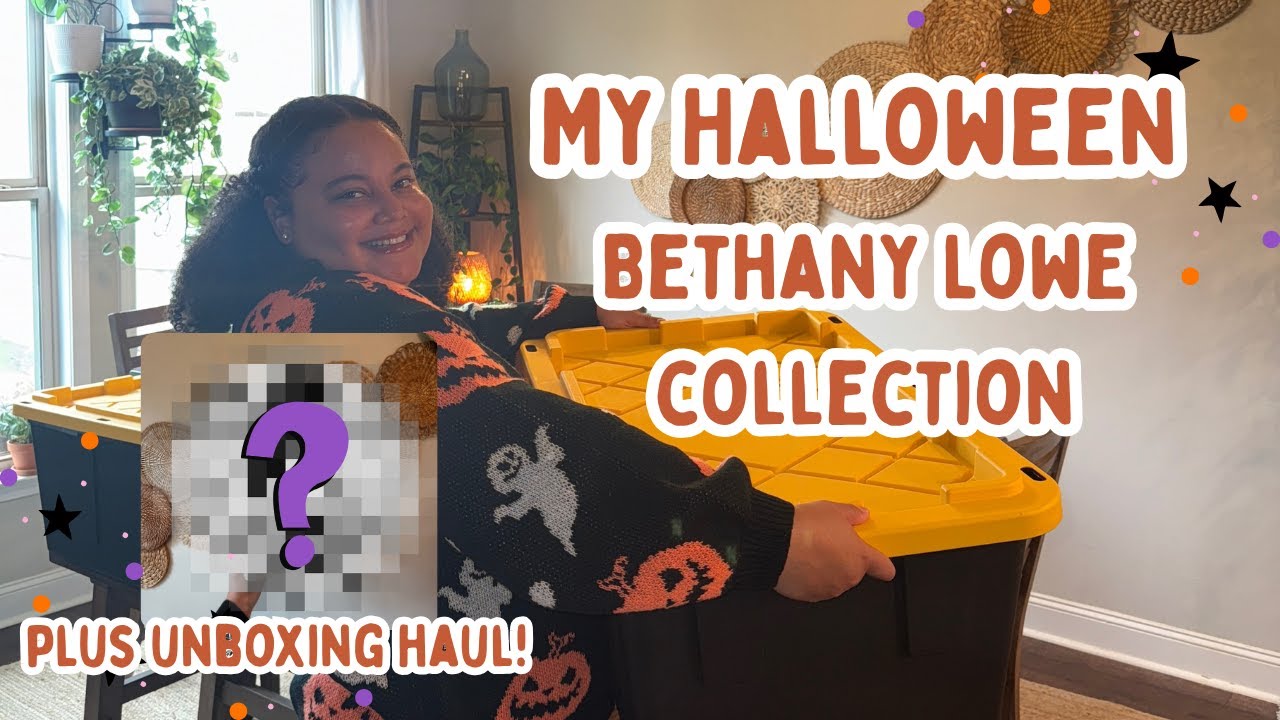 My Bethany Lowe Halloween Collection | Vintage-Inspired Folk Art Halloween Decor + Unboxing! 🎃