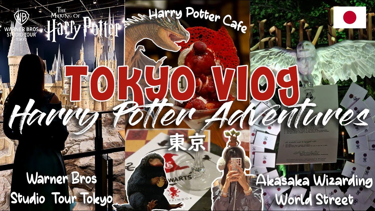 Tokyo Vlog 🇯🇵✨ Harry Potter Cafe, Warner Bros Studio Tour Tokyo, Akasaka Wizarding World Street