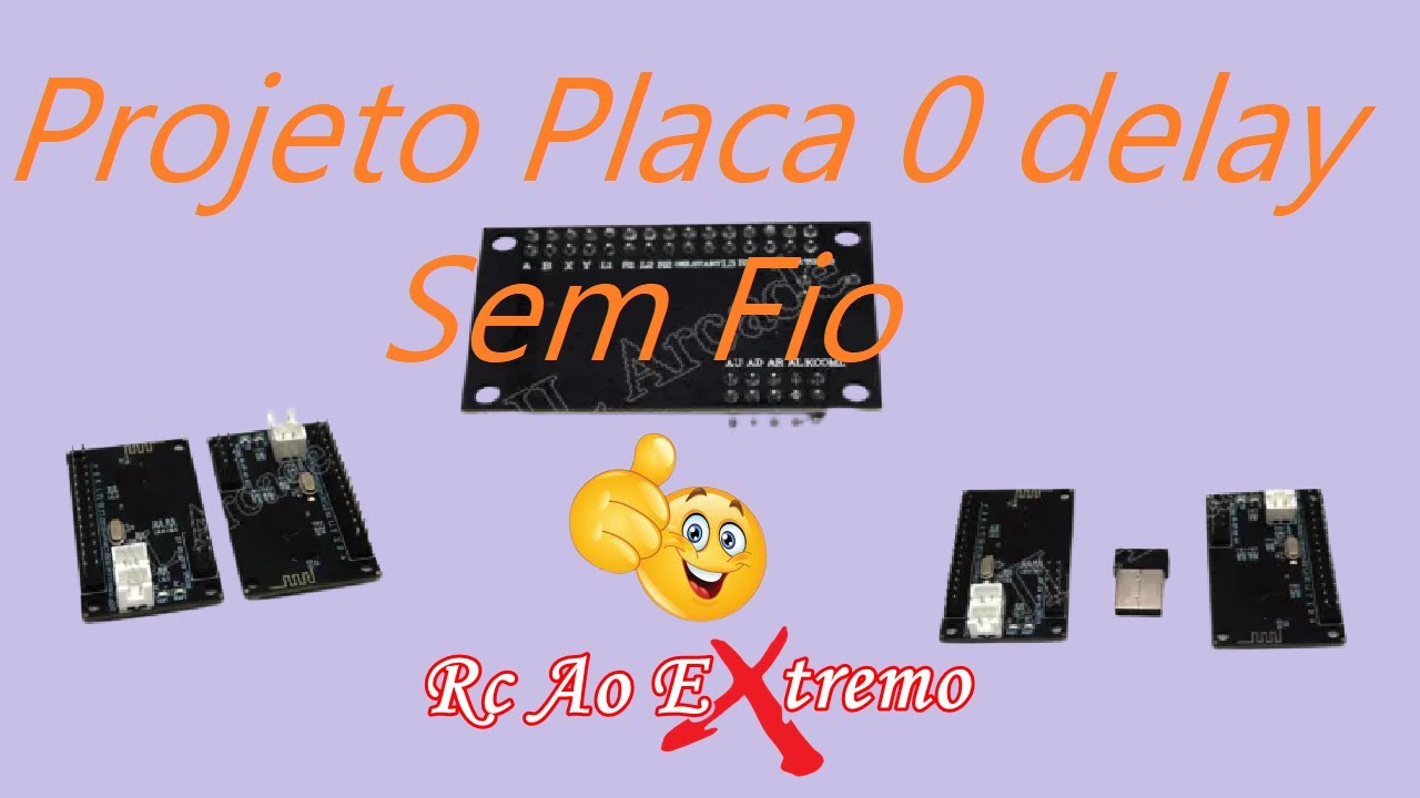 Projeto Placa Zero Delay Sem Fio(WiFi ) // ByRcAoExtremo