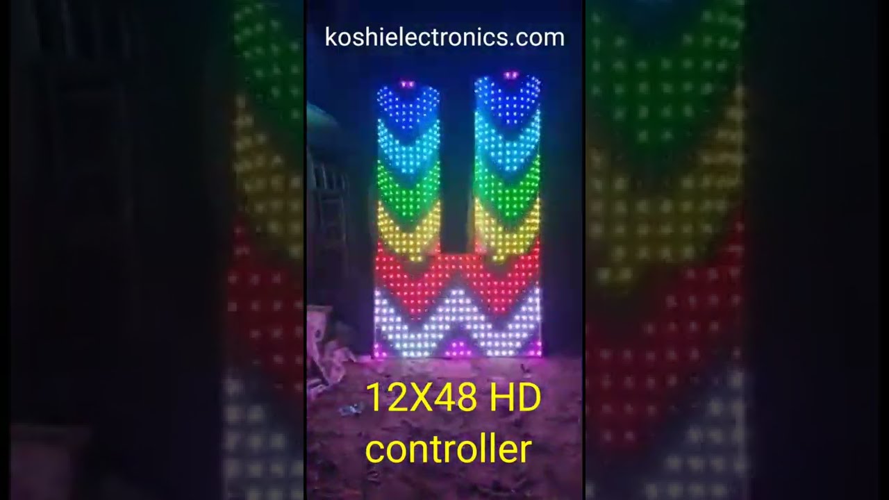 Pixel led 12x48 HD controller
