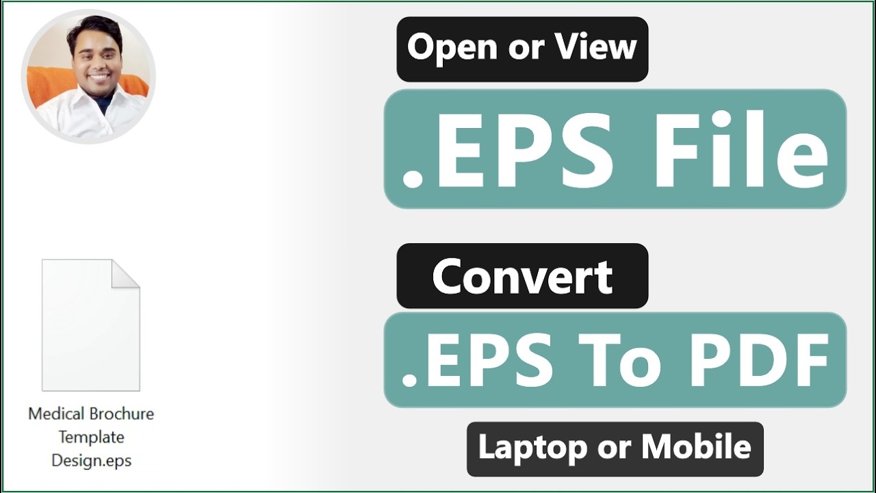 How To Open Views EPS File In Laptop Mobile | Convert EPS File To PDF File