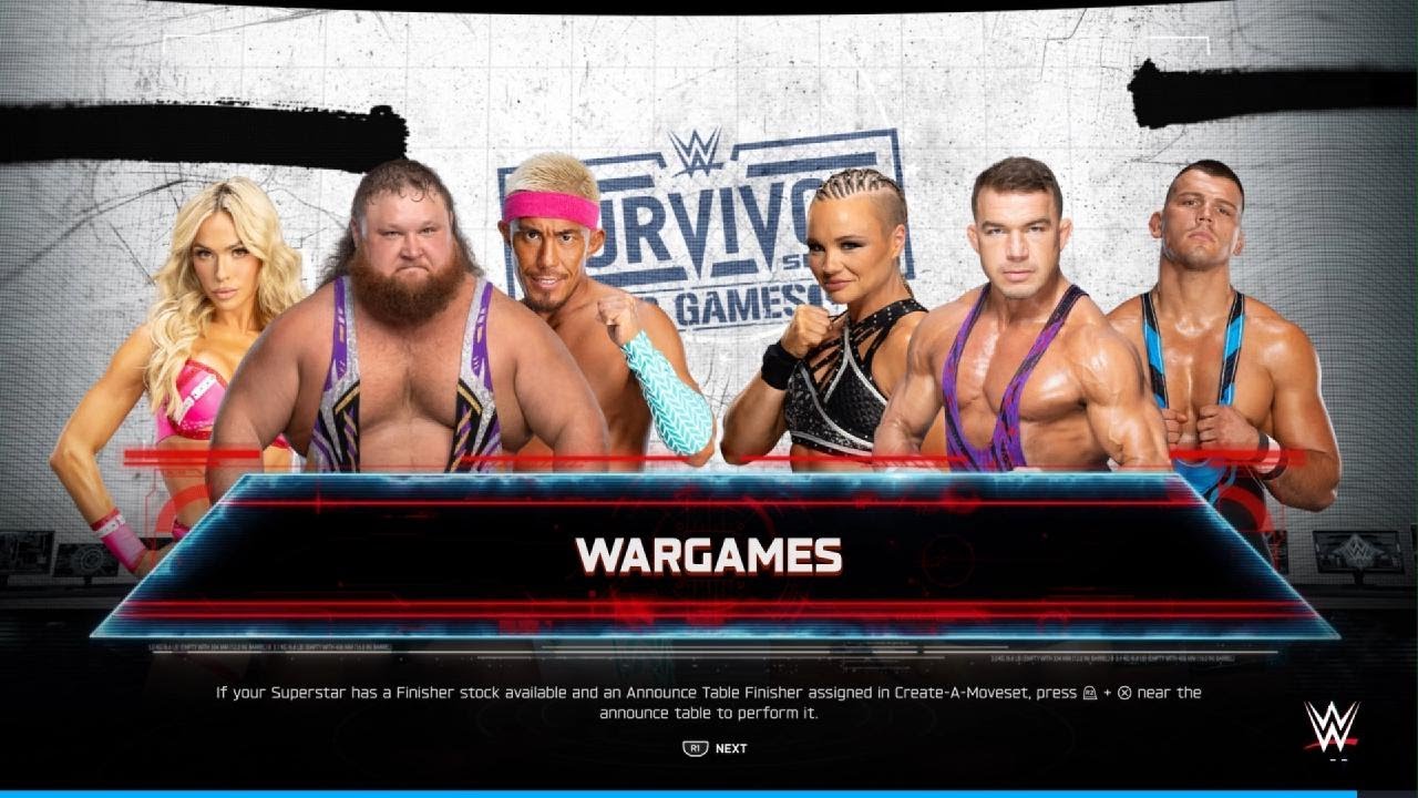 WWE 2K25　アルファアカデミー VS アメリカンメイド