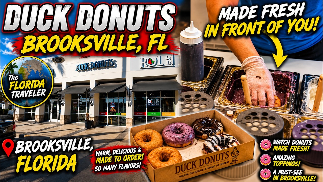 Florida’s Newest Donut Shop (Made Fresh While You Watch) Duck Donuts