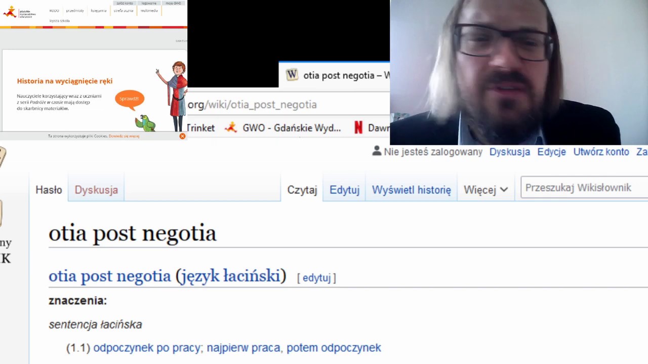 Trzy świnki. Otia post negotia.