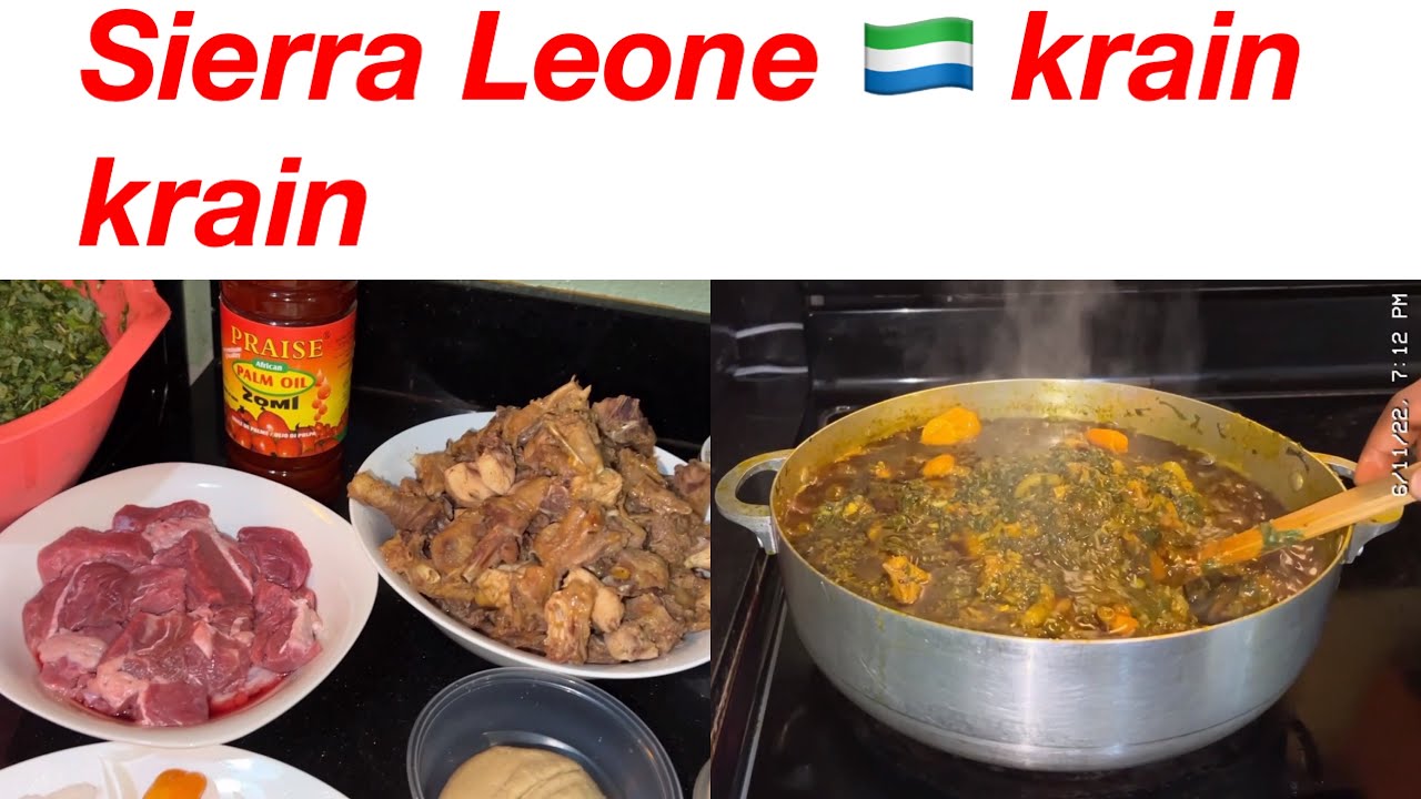 HOW TO COOK SIERRA LEONE 🇸🇱 KRAIN KRAIN / SUPPER EASY AND QUICK
