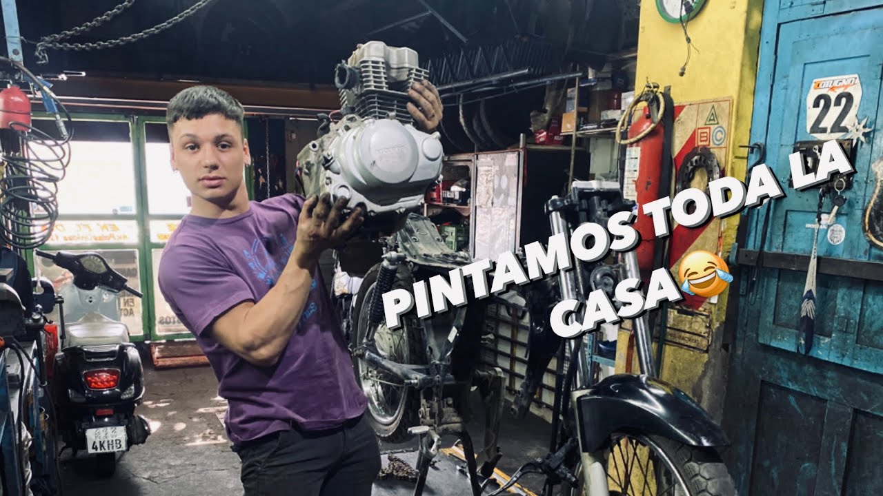 ARRANCAMOS CON EL CG TITAN !! - Desarme completo y pintura | Parte 1