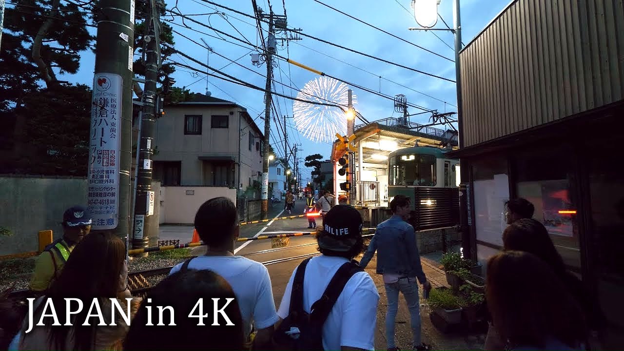 Kamakura firework walk, Japan
