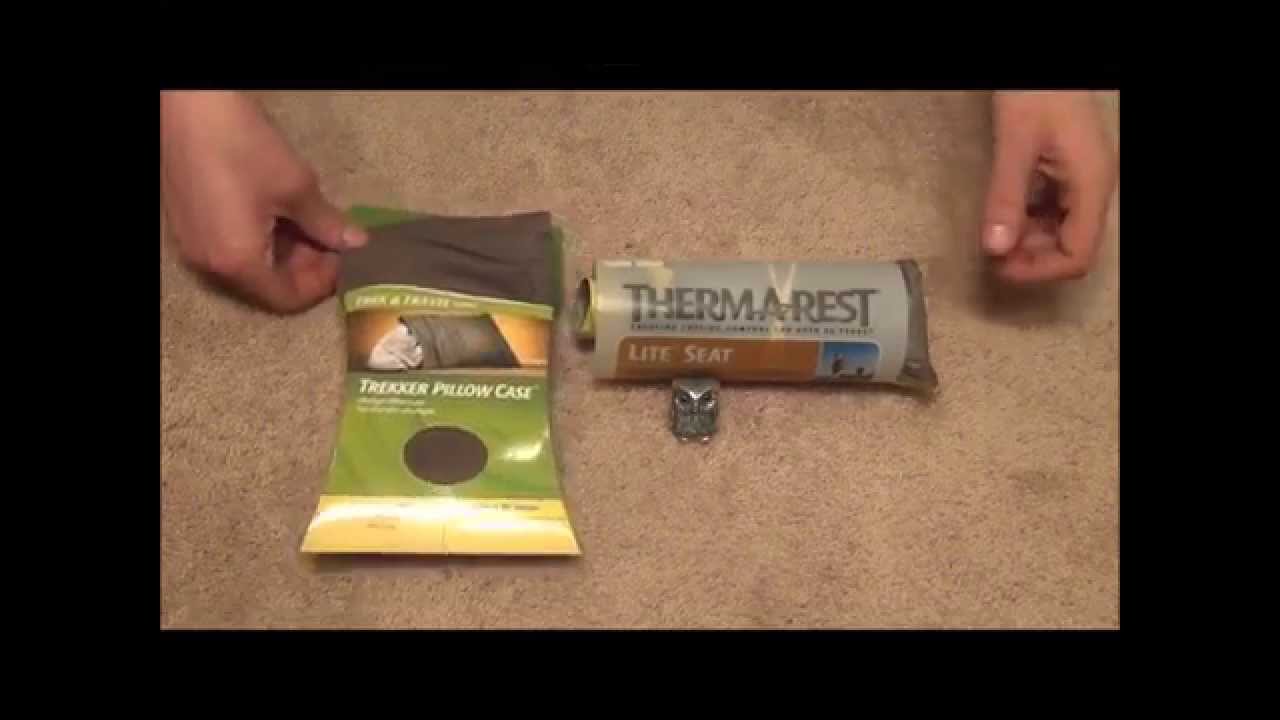 Therm-a-Rest Lite Seat & Trekker Pillow Case Review