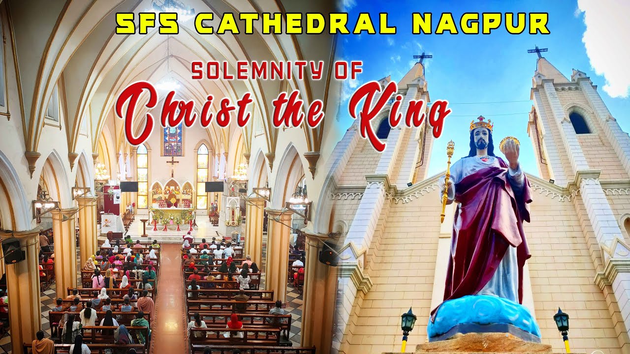 Eucharistic Procession on the Solemnity of Christ the King | SFS Cathedral Nagpur |  21-11-21