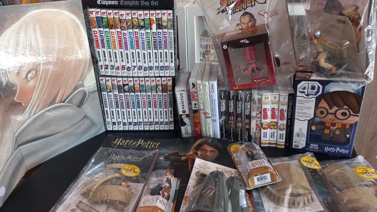 Compras Manga Diciembre 2023 | Naruto-One Puch Man- | unboxing Claymore Viz media #harrypotter