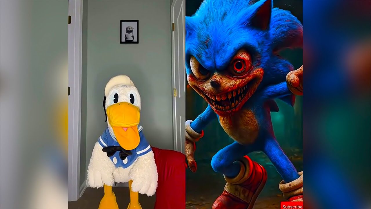 Donald Ducc REACTS To SHIN SONIC TikToks! 90 (DO NOT BE SCARED CHALLENGE)