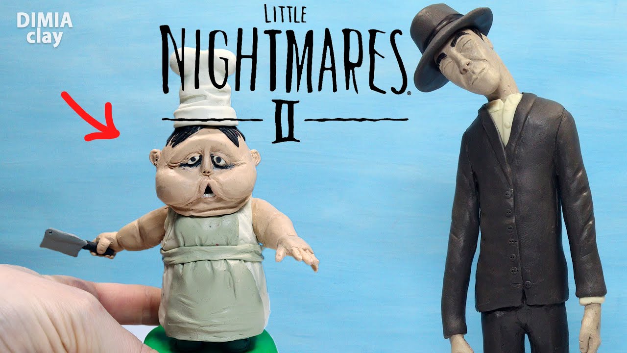 THE THIN MAN and THE TWIN CHEF from the game Little Nightmares 2 | Modeling from plasticine