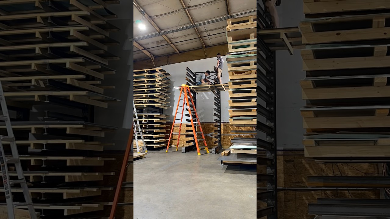 Cantilever Sheet Metal Storage Rack