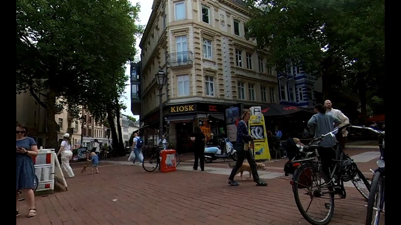 Biking in Hamburg Altona