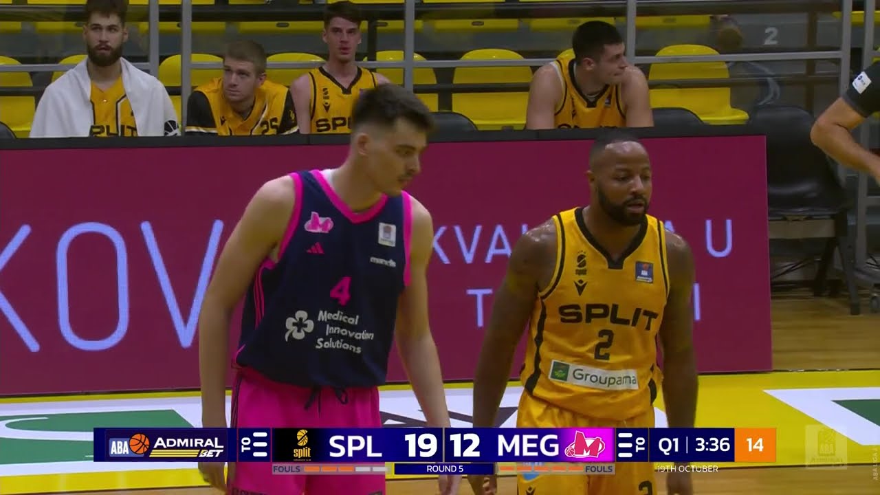AdmiralBet ABA League 2024/25, Round 5 match: Split - Mega MIS (19.10.2024)