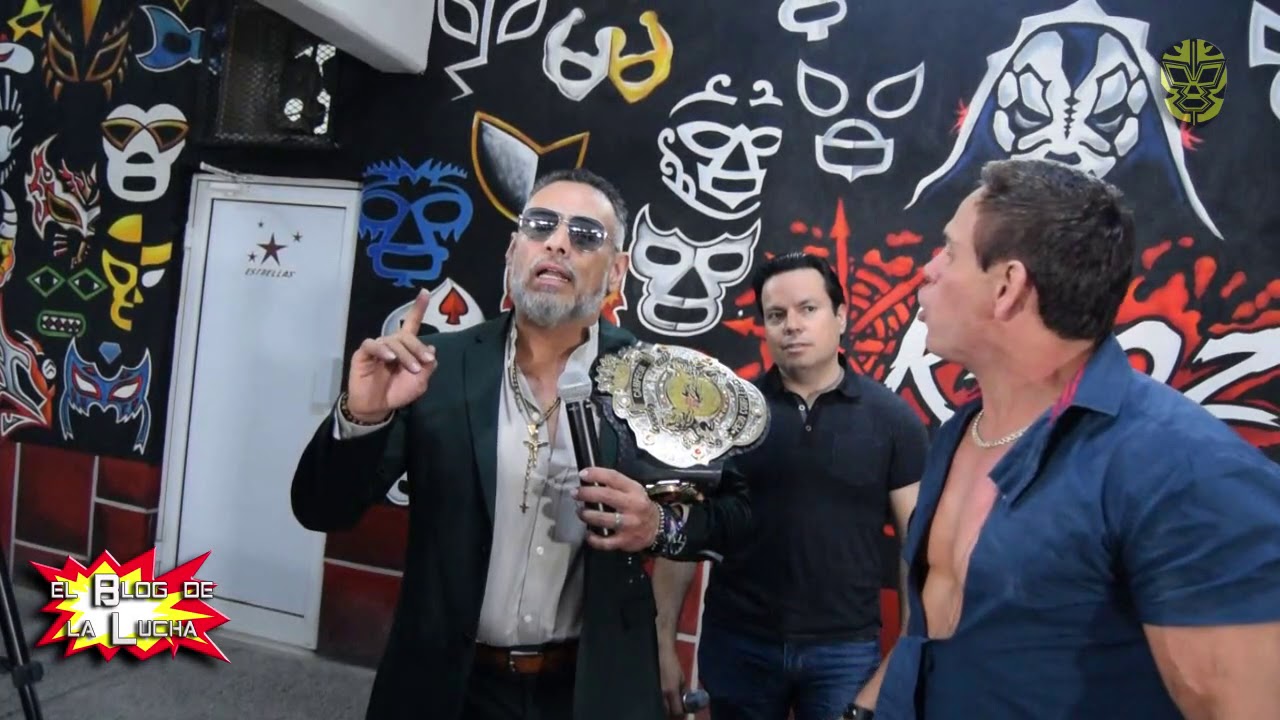 Fresero Jr y Konnan Big terminan a golpes en conferencia de prensa en Monterrey