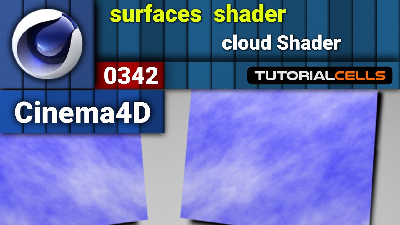 0342. Cloud Shader in cinema 4d