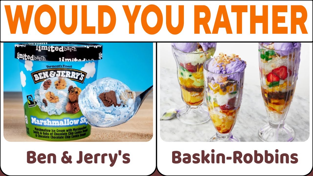 Would You Rather? Frozen Dessert Edition!  |  |  Quiz Holo