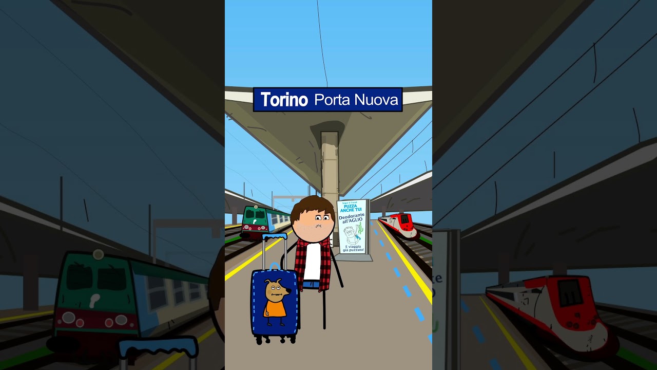 Quando devi prendere il treno Annunci Trenitalia p. 13 #trenitalia #youtubeshorts