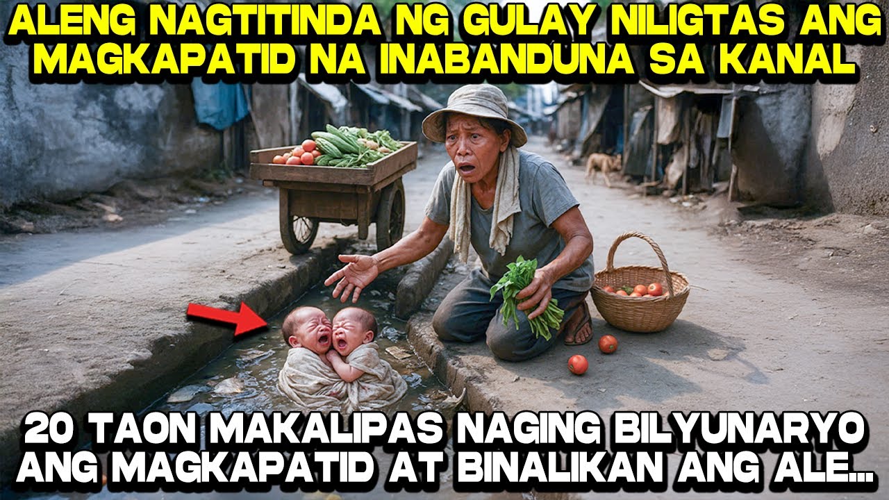 Aleng Nagtitinda ng Gulay Niligtas ang Magkapatid na Inabanduna sa Kanal, Pero...