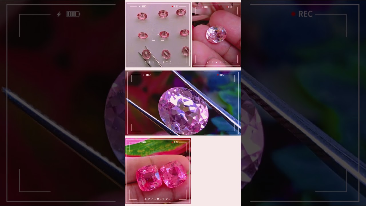 Budget-Friendly Lab Grown Pink Sapphires