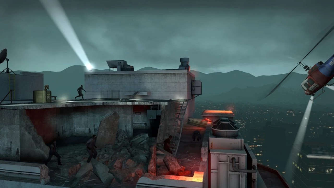 Left 4 Dead | Campaign 1: No Mercy | Chapter 5: Rooftop Finale | Walkthrought Gameplay