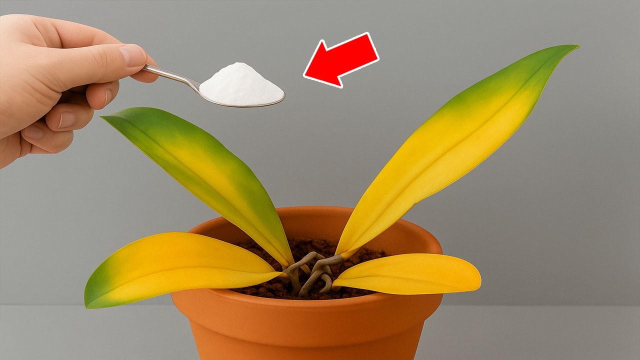 Sprinkle 1 spoon! Be amazed when dead orchids suddenly miraculously revive