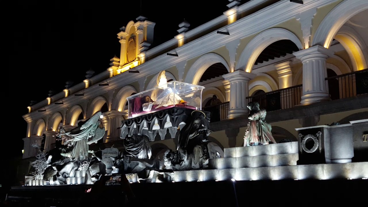 Jesús Sepultado de San Felipe, Paso por el Palacio de los Capitanes 2019