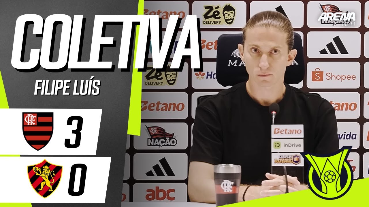 COLETIVA FILIPE LU&Iacute;S | AO VIVO | Flamengo x Sport - Brasileir&atilde;o 2025