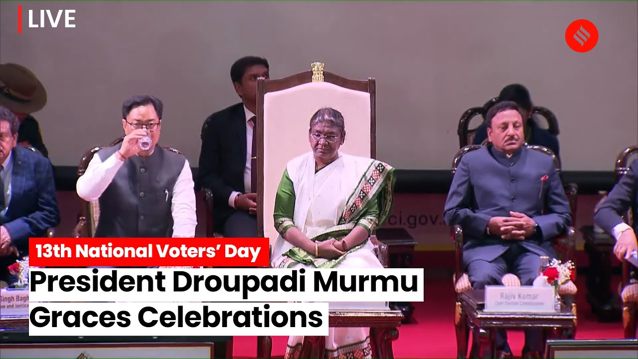 LIVE: President Droupadi Murmu Graces The 13th National Voters’ Day Celebrations In New Delhi
