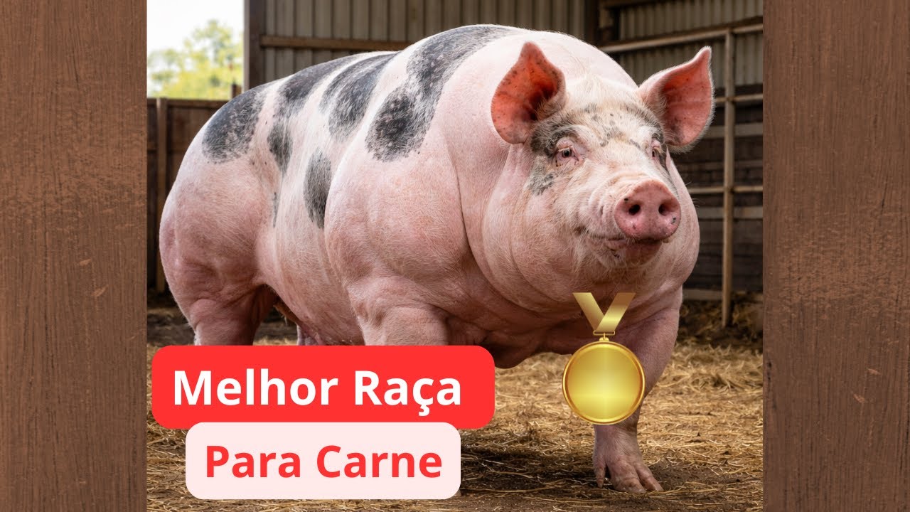 O PORCO COM MAIS CARNE DO MUNDO O PIETRAIN
