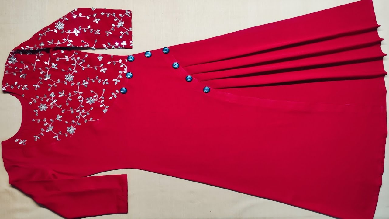 New Side Plated Kurti Design Cutting and Stitching/ fashion Boutique official