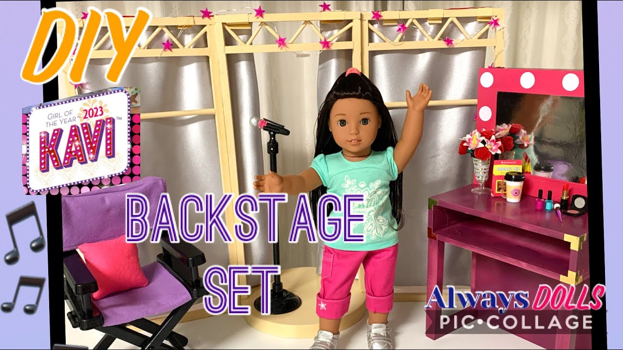DIY - American Girl - GOTY 2023 Kavi Sharma Backstage Set🌟🎤🎵