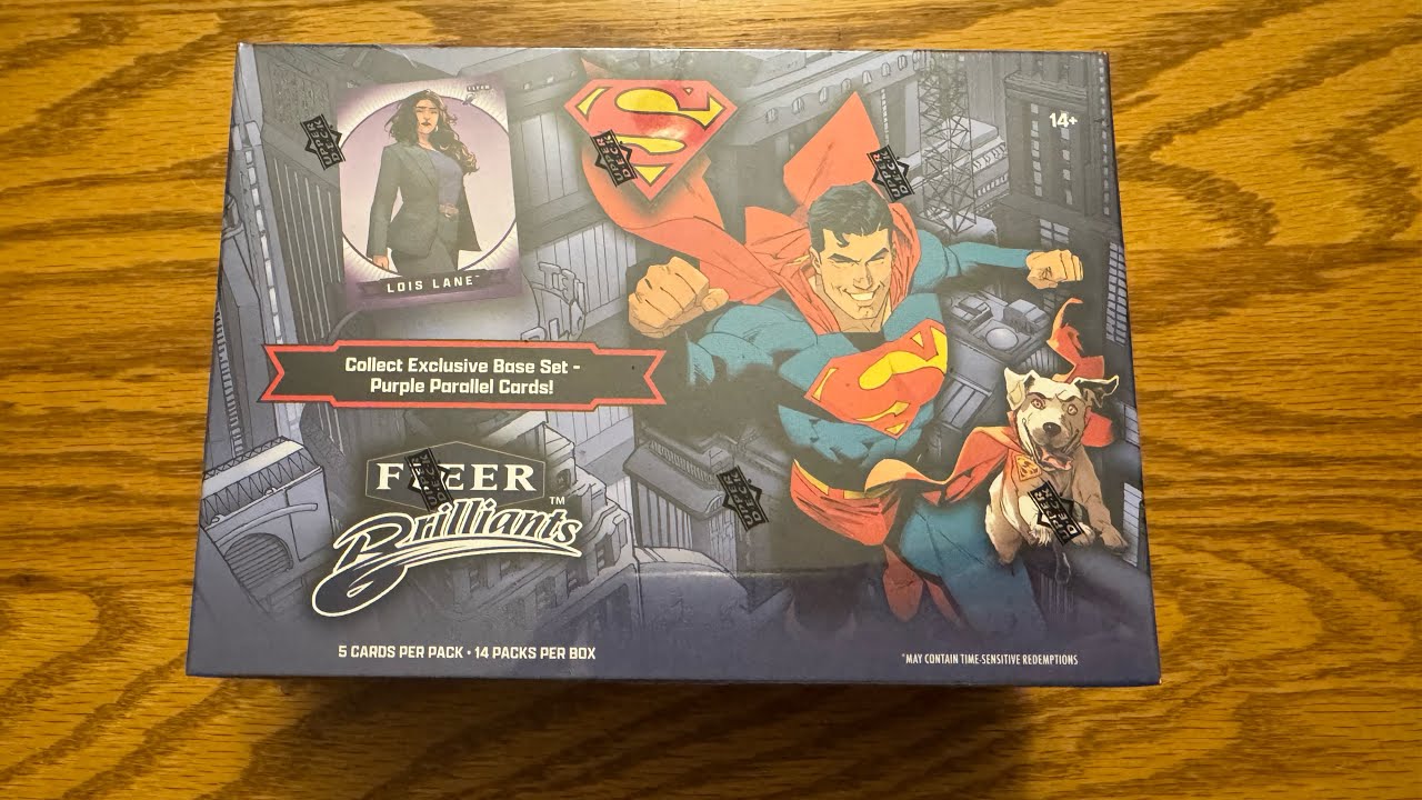 2025 Fleer Brilliants Superman Hobby Mega Box Opening (Unboxing & Review)
