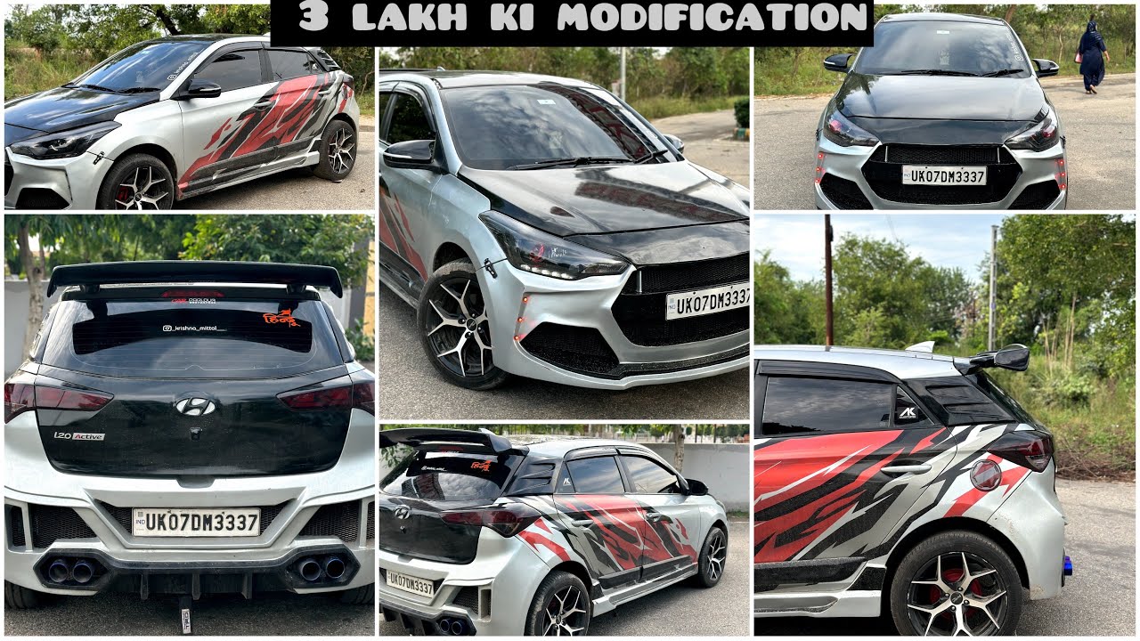 🔥i20 को बना दिया Mafia car😱||Full Modified🔥With Graphics🔥|| Loud Exhaust😱|| BodyKit🔥1 In India