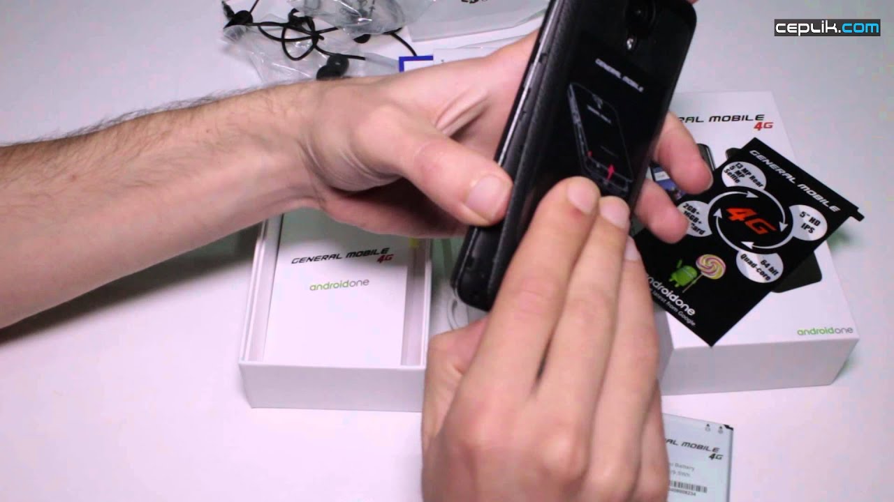 General Mobile 4G (Android One) Kutu Açılımı ve İlk Bakış