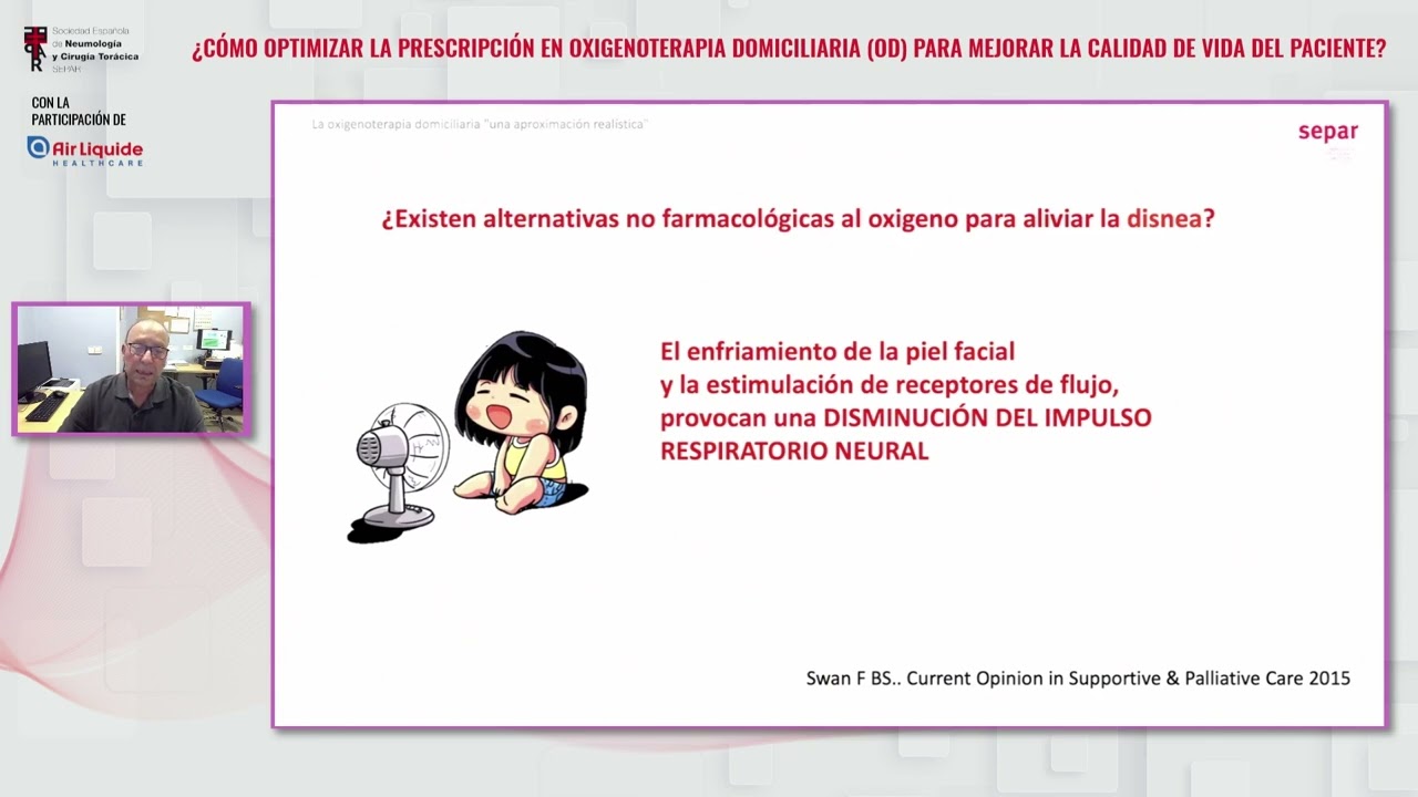 Webinar SEPAR. Cómo optimizar la prescripción en Oxigenoterapia Domiciliaria y calidad de vida