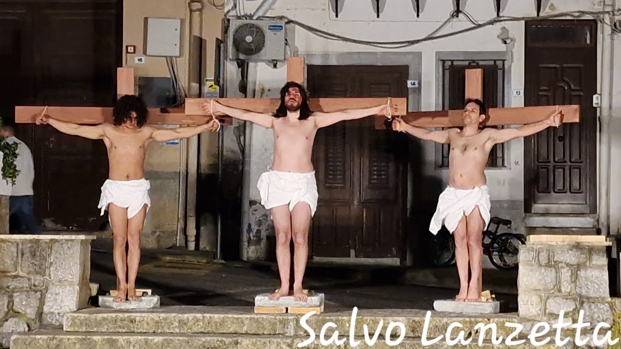 CAPACI (PA) - RAPPRESENTAZIONE TEATRALE - LA PASSIONE DI CRISTO (4K) 05/04/2023 (2° PARTE)