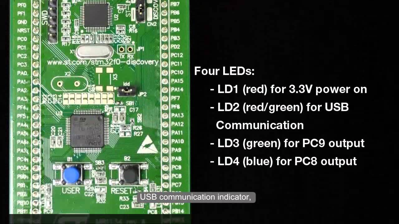 Начало работы с комплектом STM32F030 Value Line Discovery