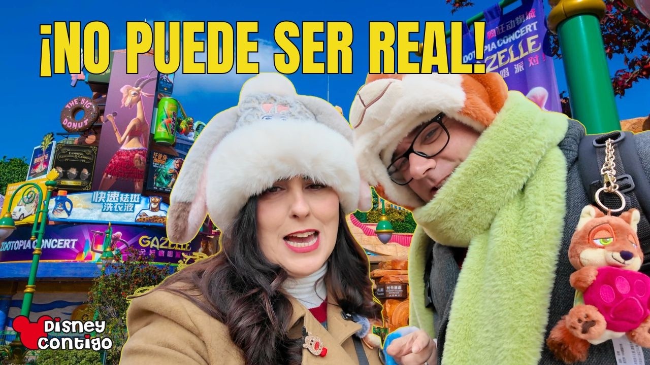¿Es esta la MEJOR zona de un parque DISNEY? 🦊🐰 | Zootopia en Shanghai