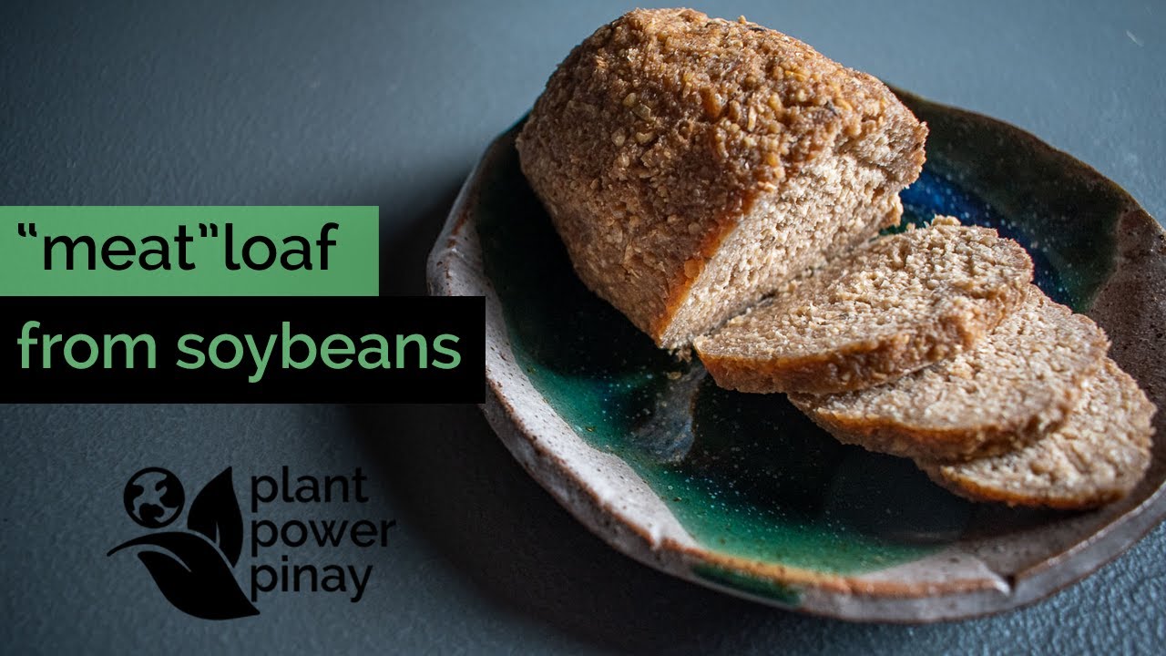 Vegan Meatloaf/Spam Made from Soybean Pulp (Okara / Soyloaf)