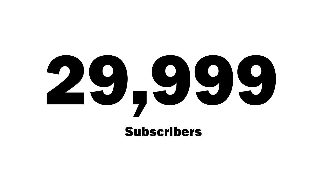 ⭐ 30,000 SUBSCRIBERS ⭐ Part 1
