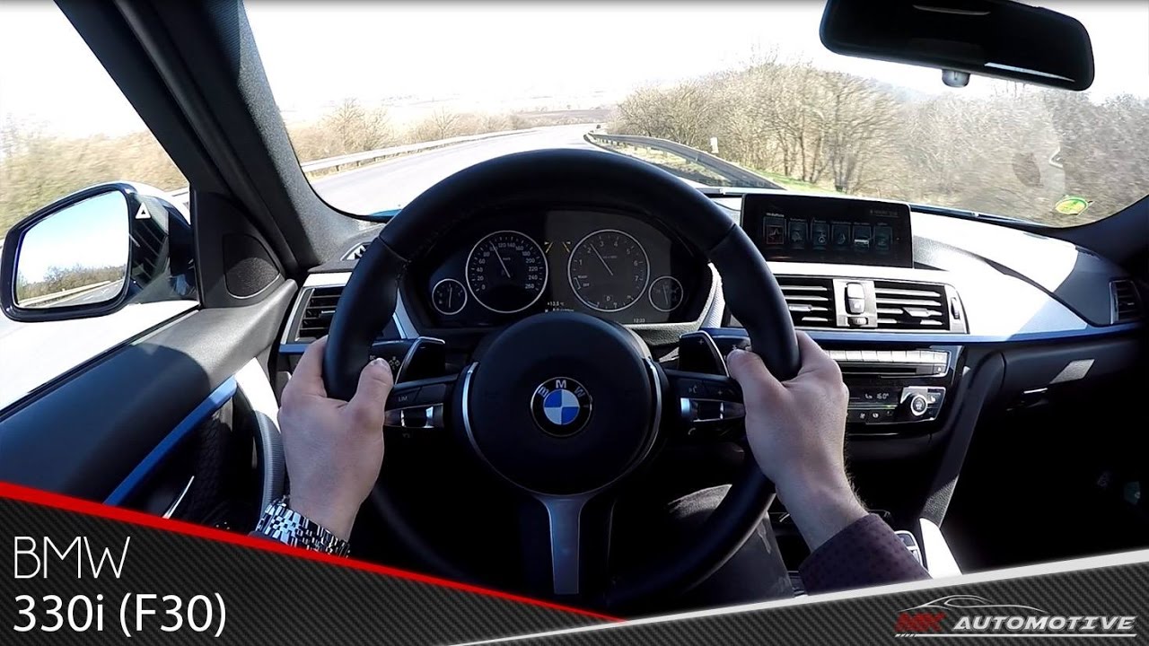 BMW 330i (F30) POV Test Drive + Acceleration 0 - 200 km/h