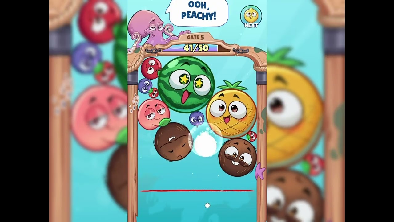 Day 25 of attempting to merge two watermelons #underwatermelon #netflixgames #mobilegame #fruitmerge