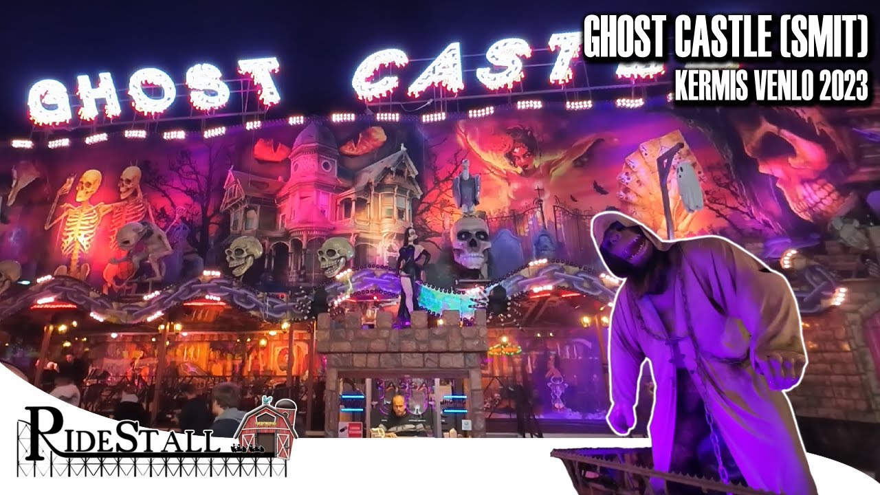 Ghost Castle (Smit) - die niederländische Geisterbahn mit Charme auf der Kermis in Venlo 2023 | POV