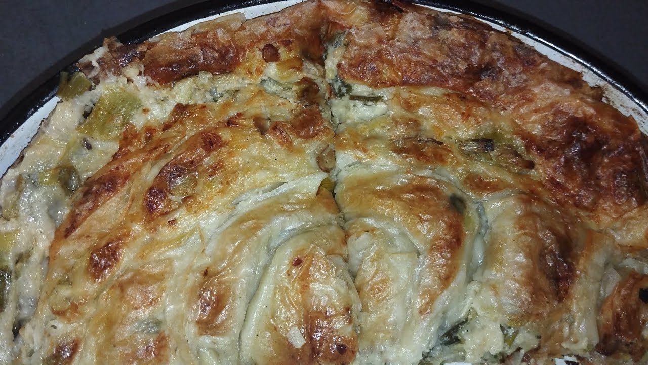 Pita sa prazilukom,sirom i sampinjonima -Recept(Pie with leeks, cheese and mushrooms-Recipe)👌👌👌👍👍👍