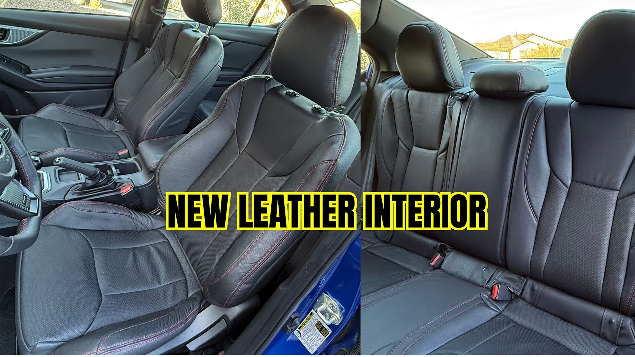 How to install leather seat covers Subaru VB WRX