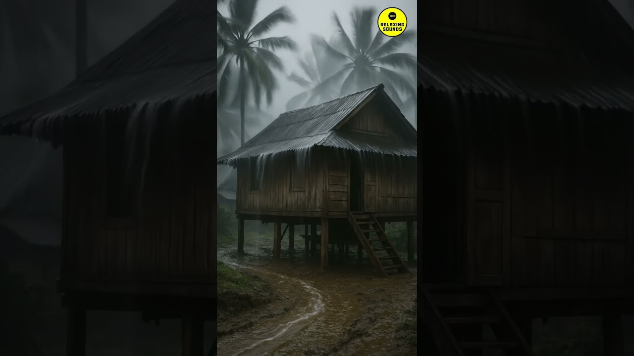 Monsoon Fury in an Indonesian Village