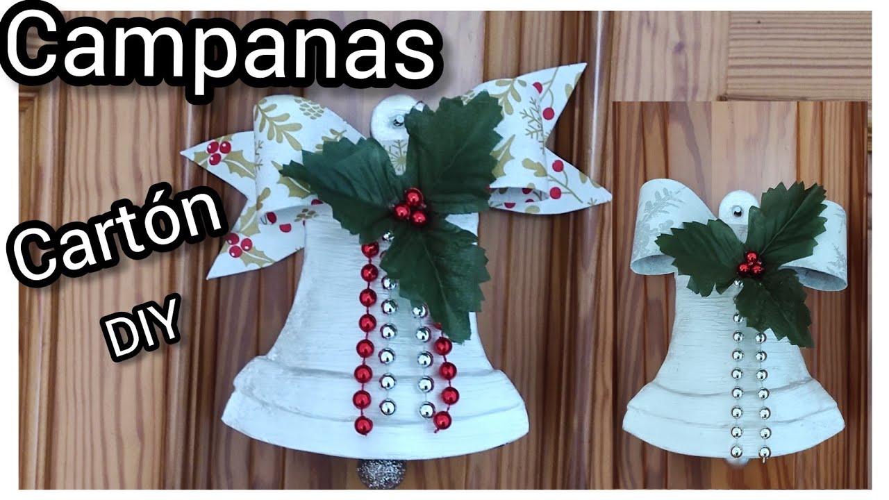 🔔💞КАК СДЕЛАТЬ КОЛОКОЛЬЧИКИ ИЗ КАРТОНА 💞🔔САМИ 😃👍